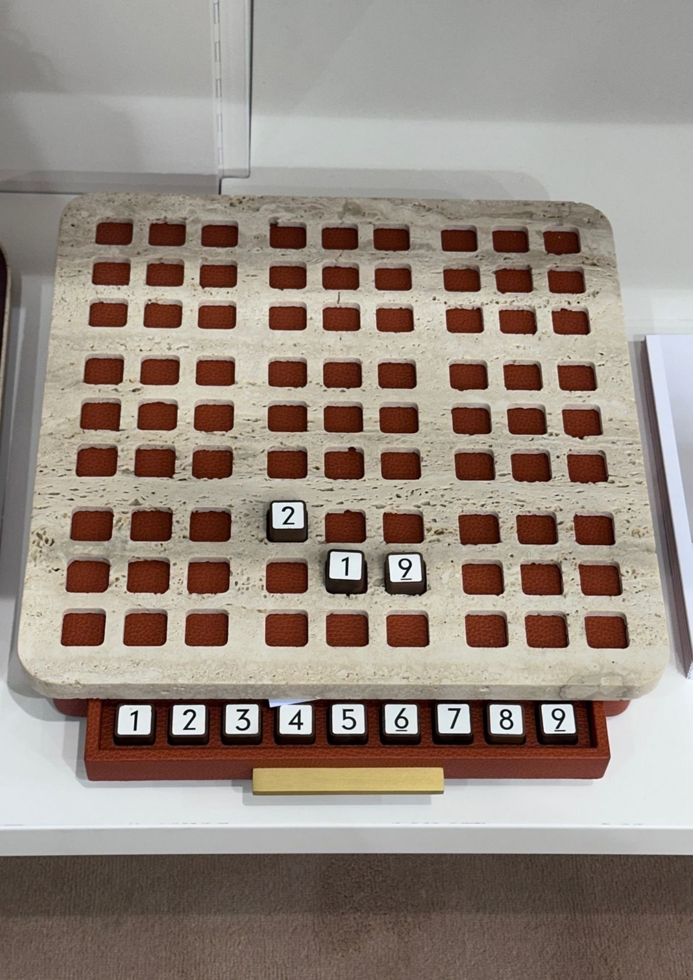 Sudoku en pierre Mobilier Giobagnara
