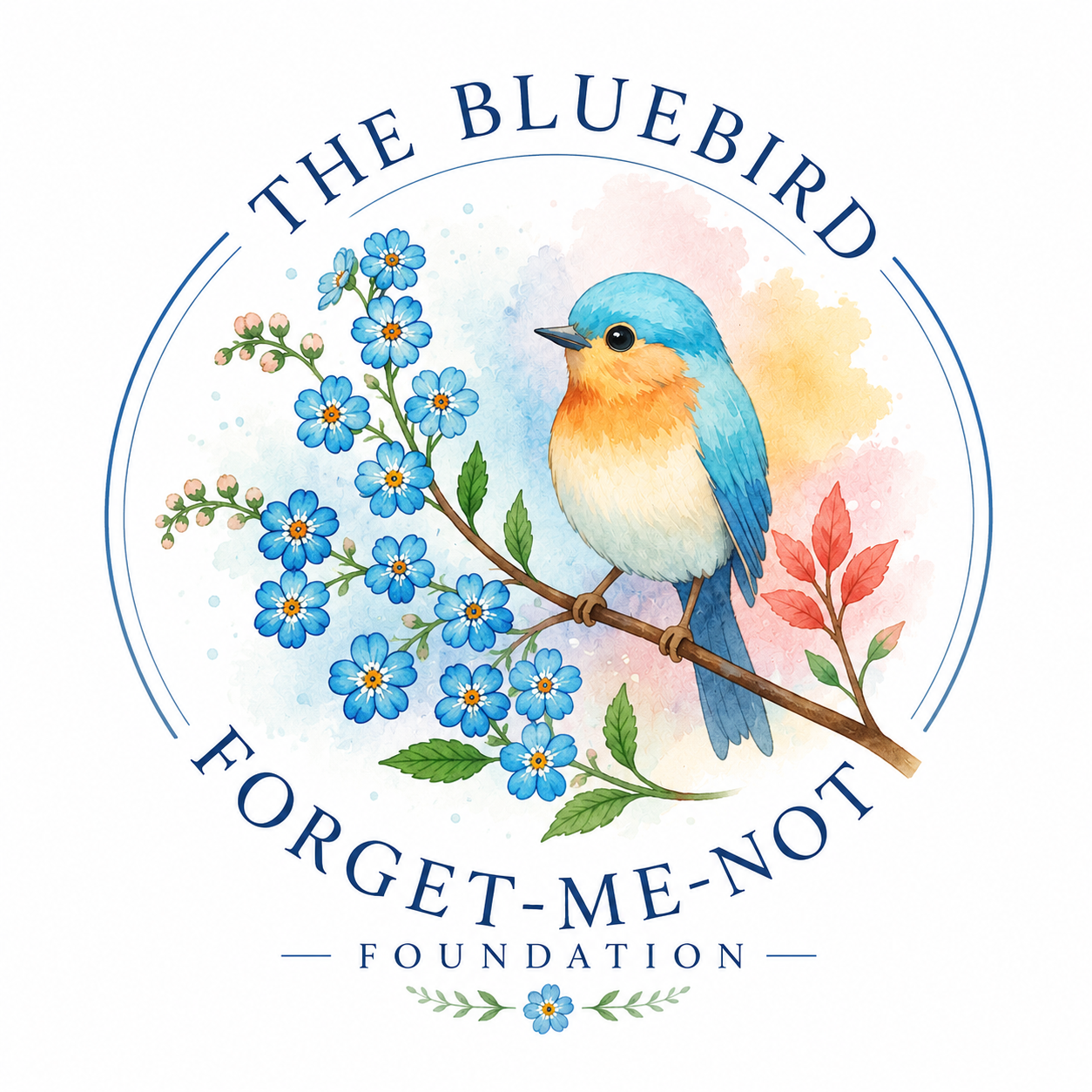 Blue Bird Forget Me Not Foundation