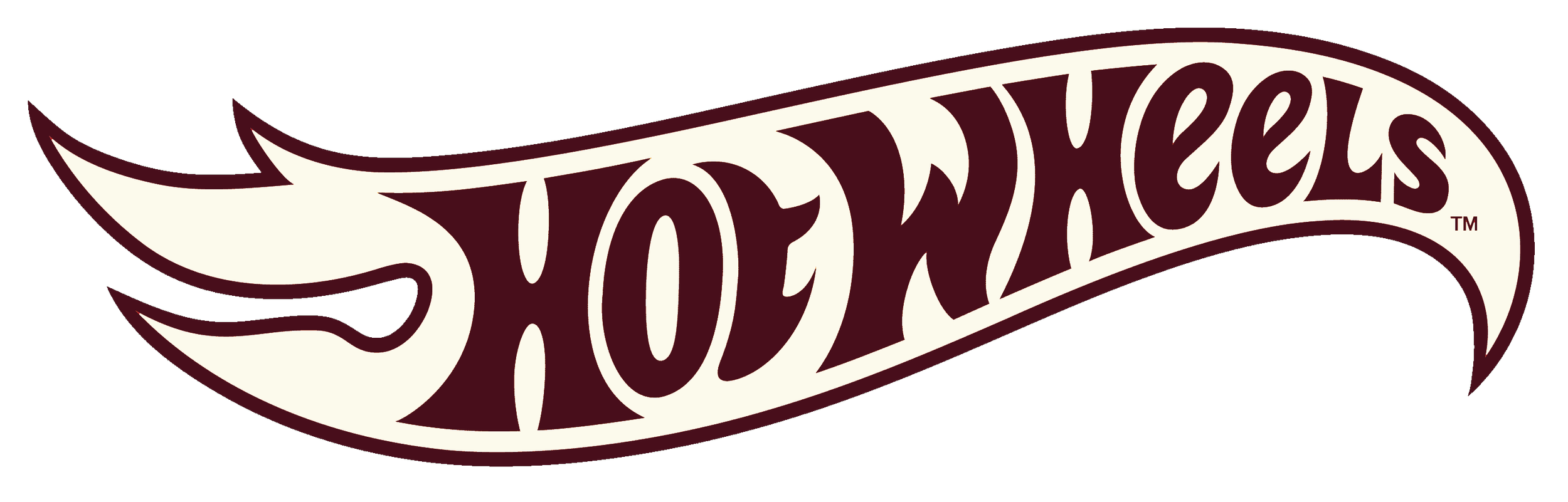 Hot Wheels logo with stylized flames and the brand name in bold, creative lettering.