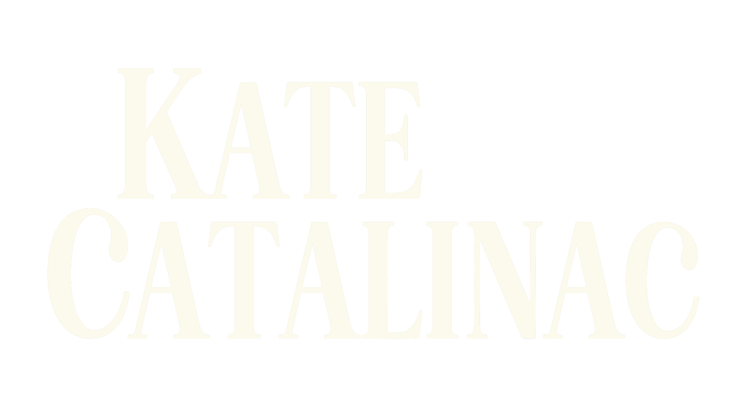 KATE CATALINAC