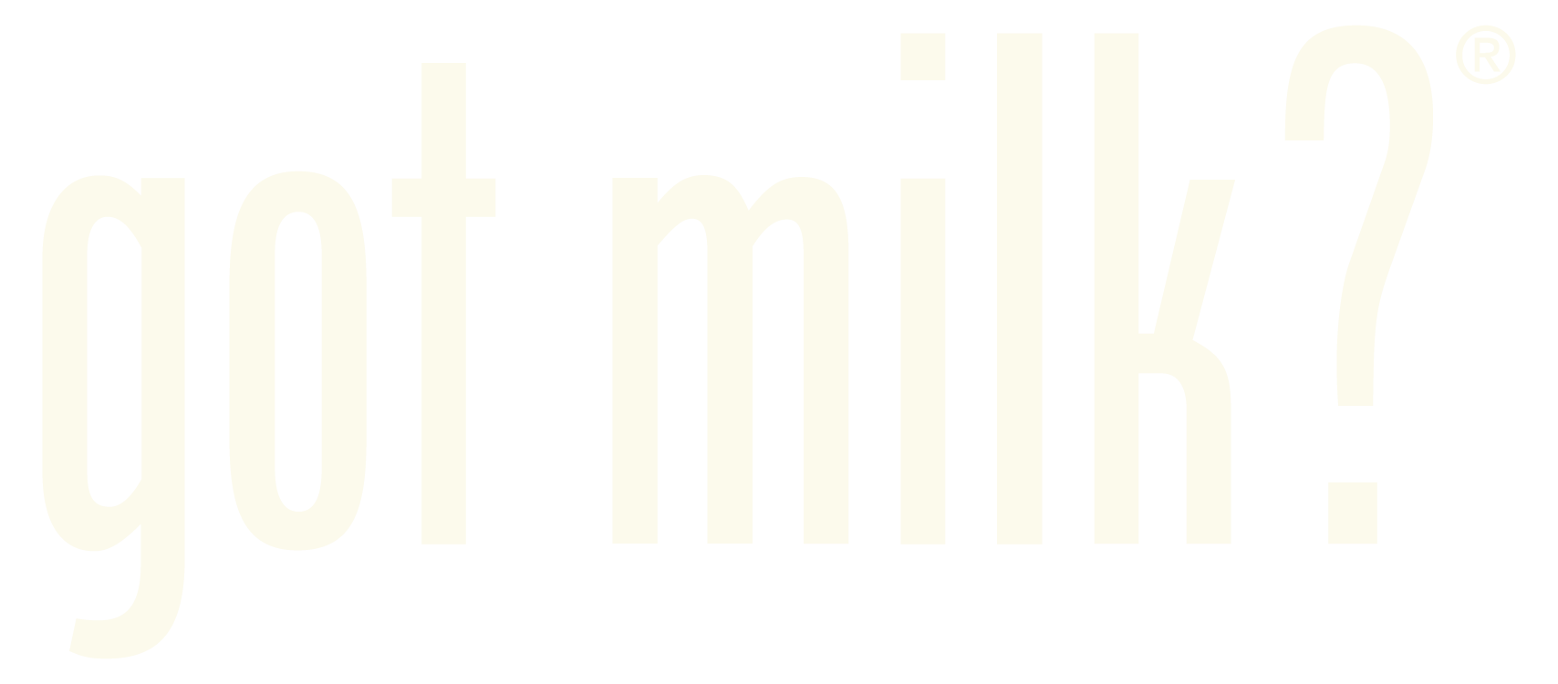 Text in a black background saying 'got milk?' in white lowercase letters with a large size and stylized font.