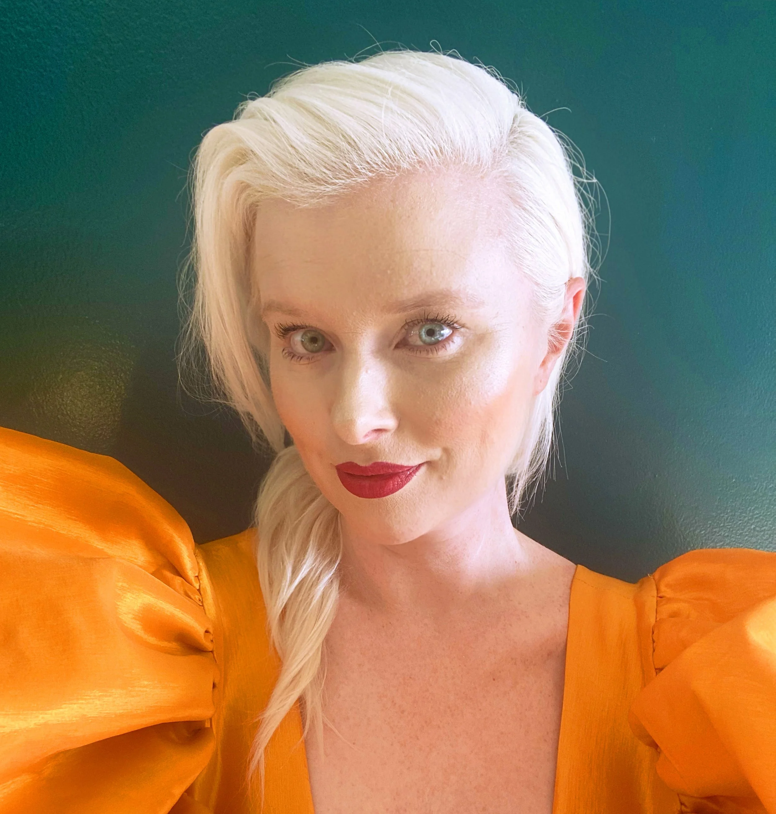 Executive portrait of advertising industry creative director Kate Catalinac in San Francisco.