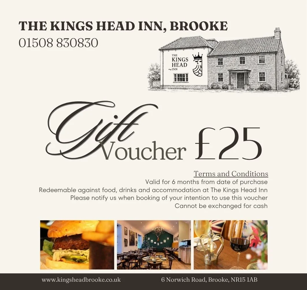 The Kings Head Inn Gift Voucher