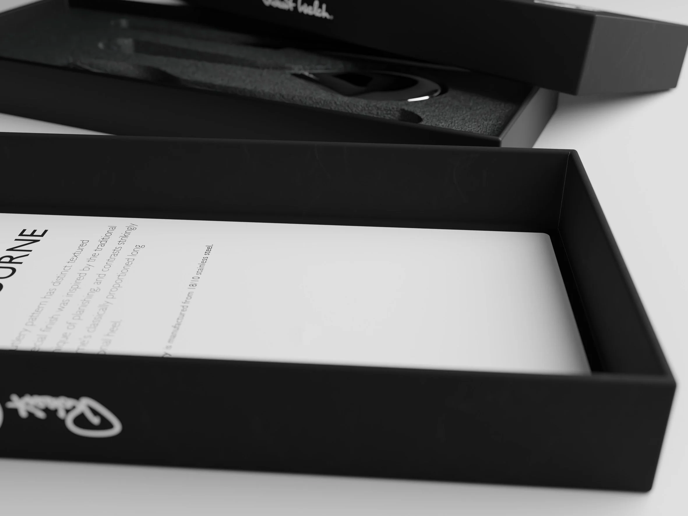 Cutlery Packaging - Carton packaging produced by Windles Packaging.