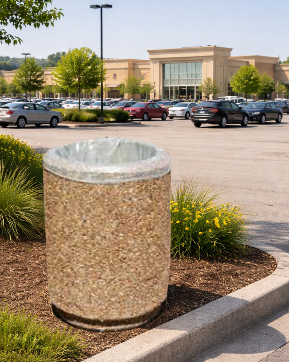 Round Concrete Civic Litter Bin.png