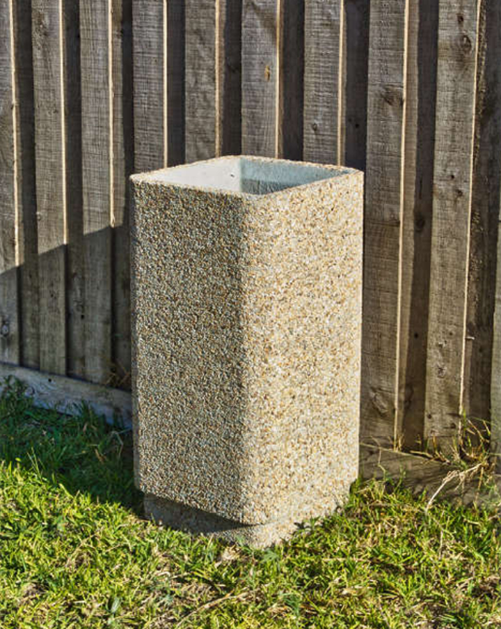 Civic Litter Bin Square