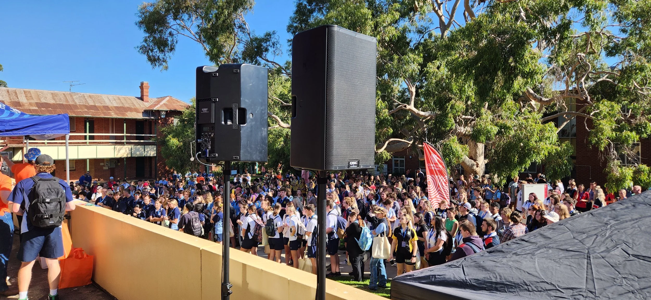 Corporate event PA systems Wagga