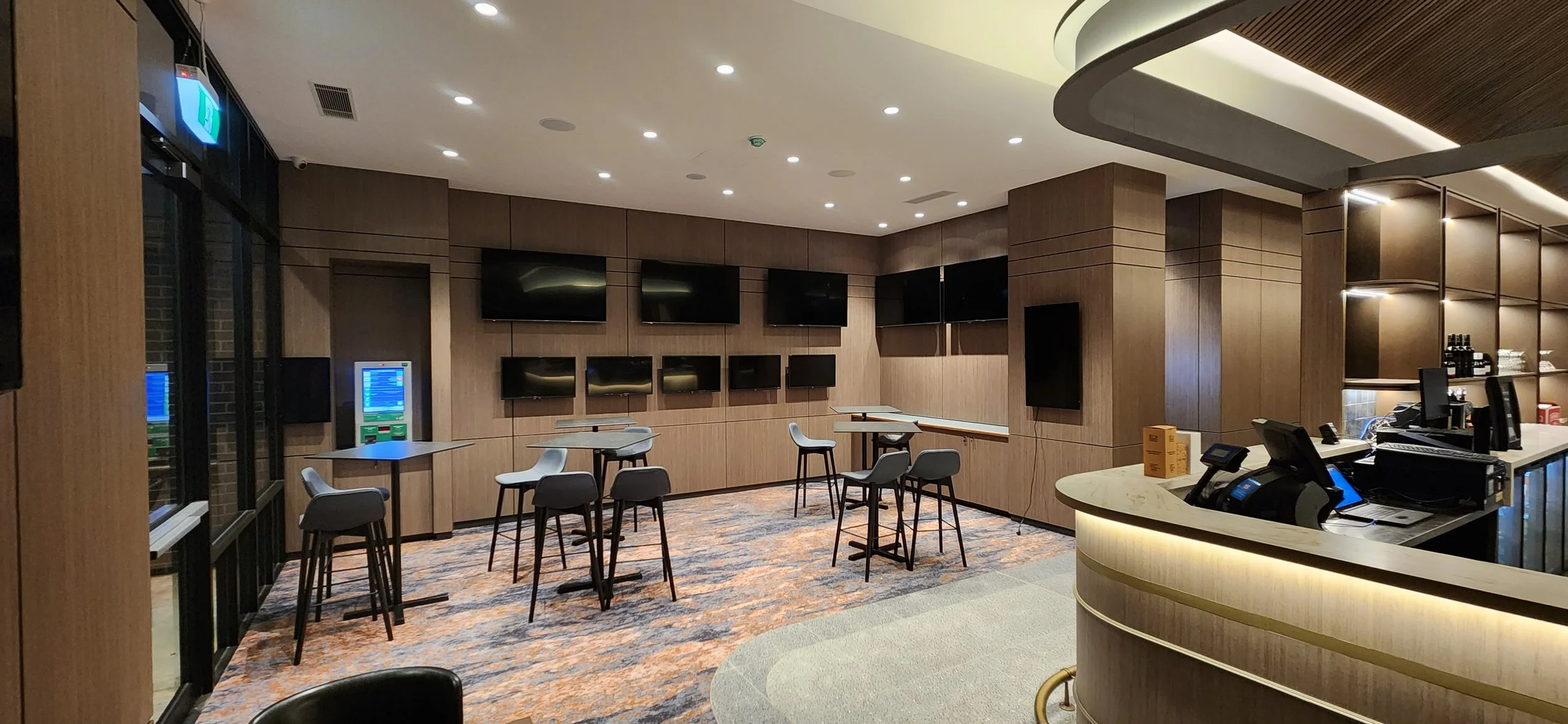 TAB Facilities wall Design + Install at the new Harden Country Club