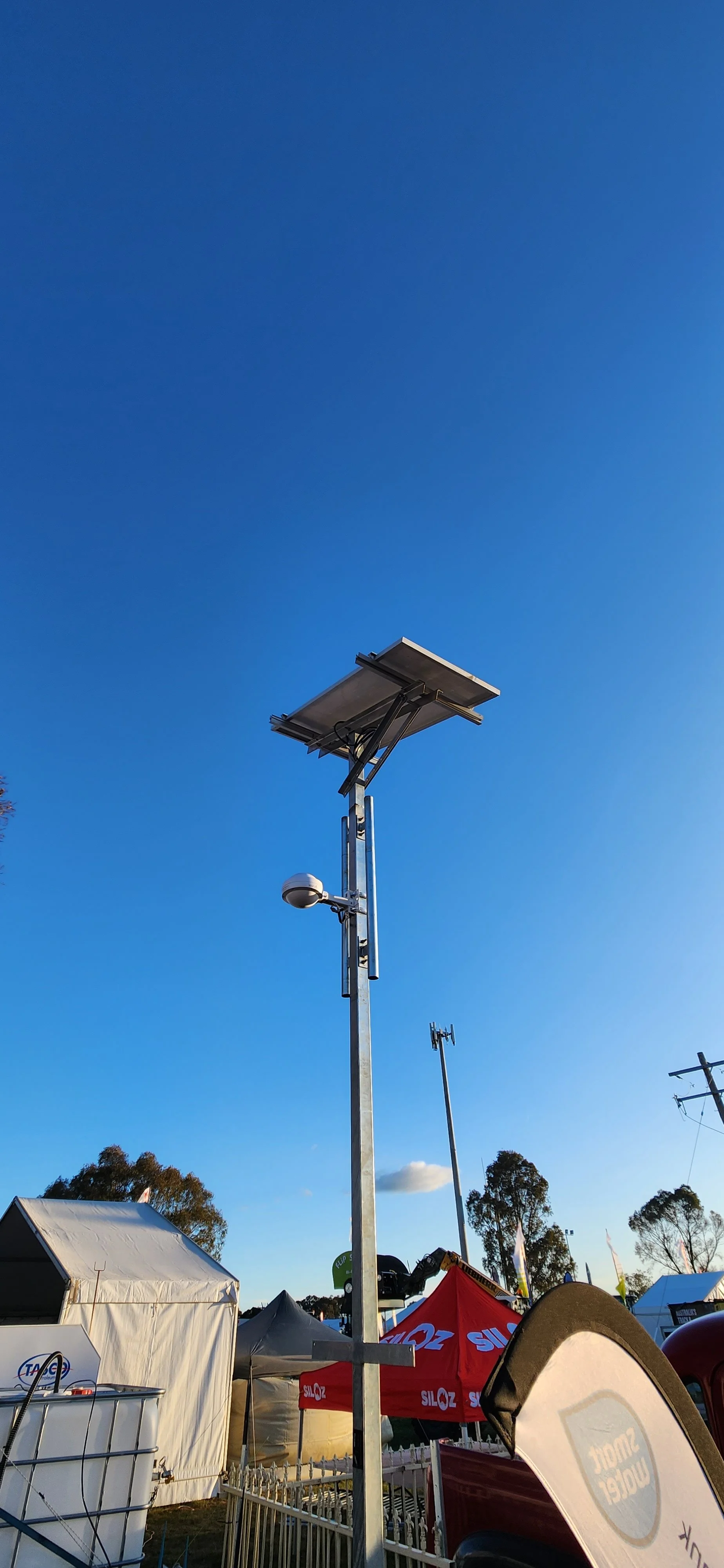 Henty Field days solar event wifi pop-up
