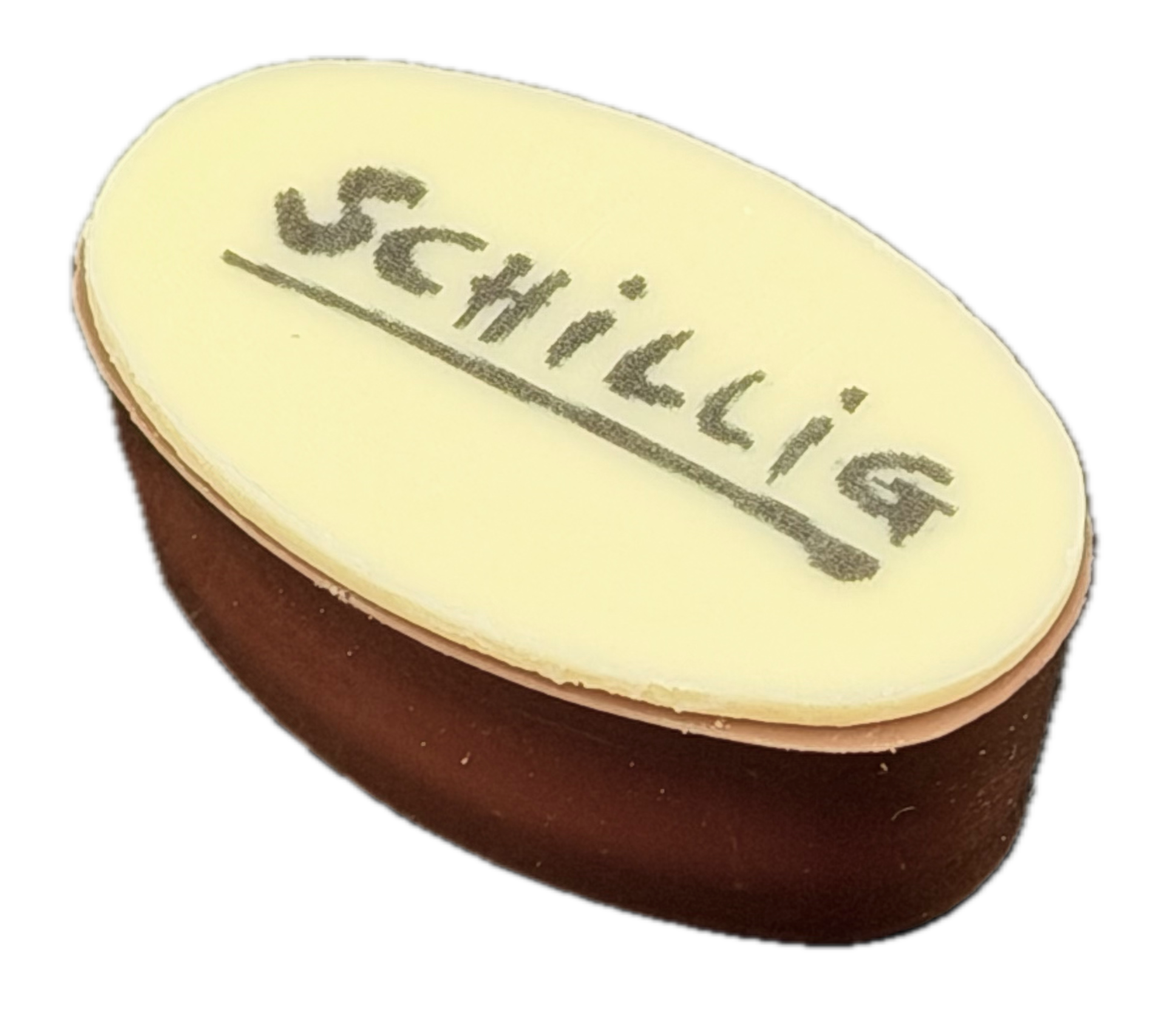 Praline mit Füllung und individuellem Firmenlogo
