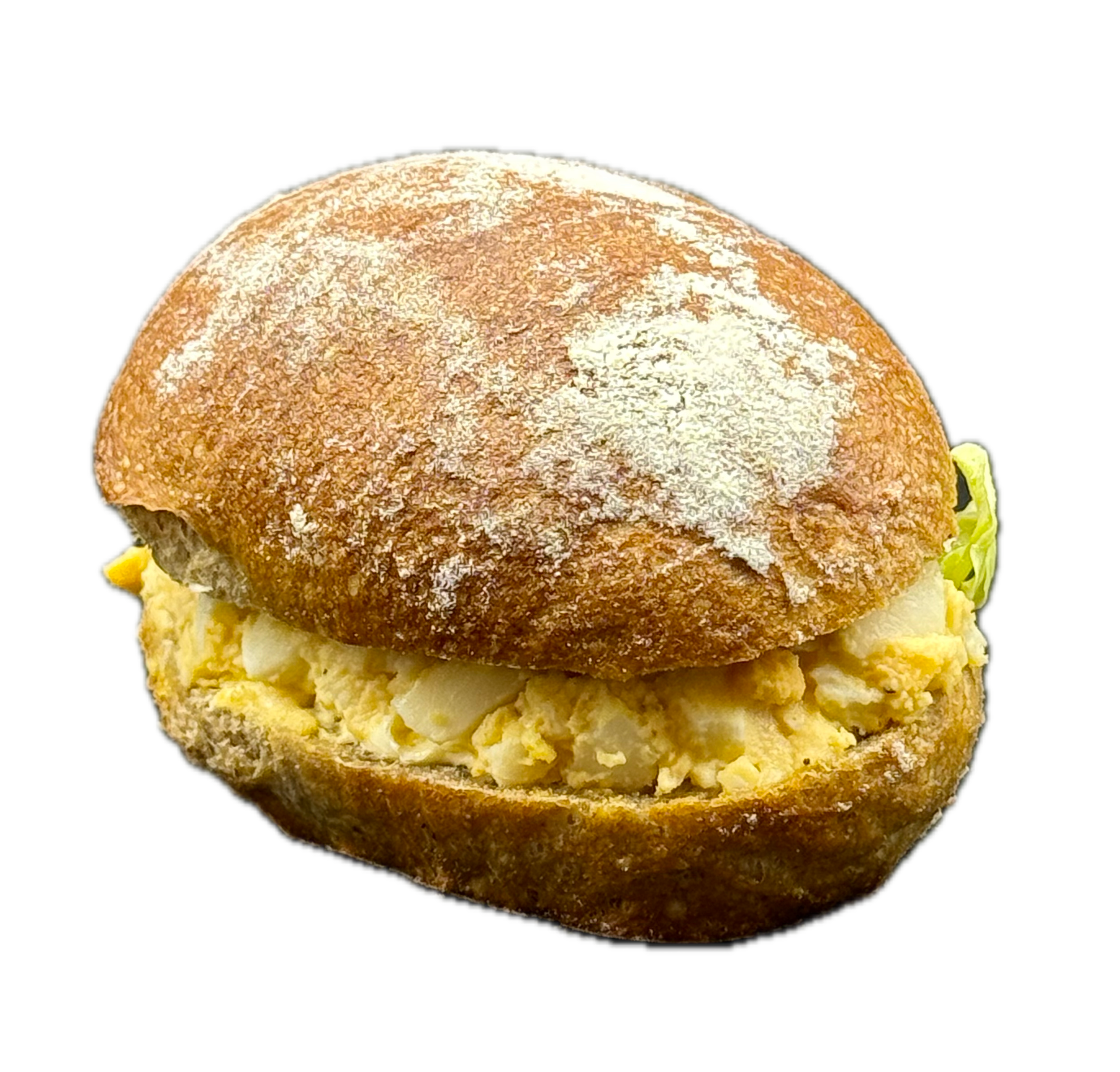 vegetarisches Apéro Brötchen Bergwurzel Ei Füllung