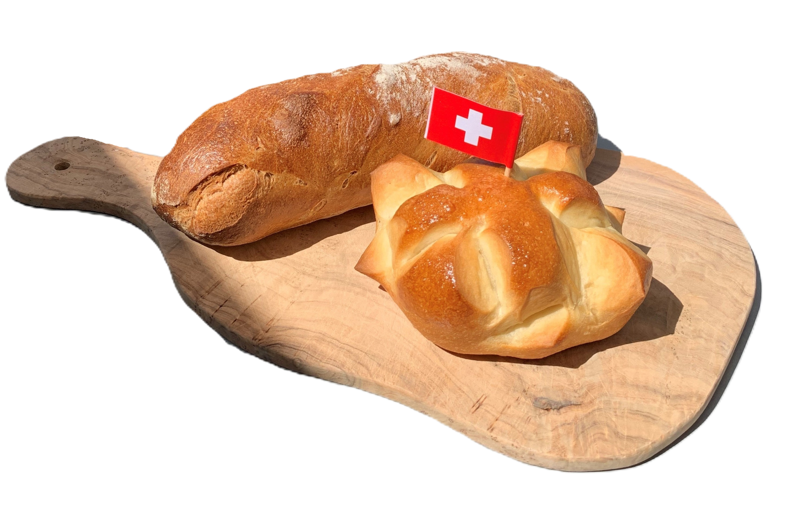 1. August Weggli aus Zopfteig von der Bäckerei Schillig Bürglen und Erstfeld