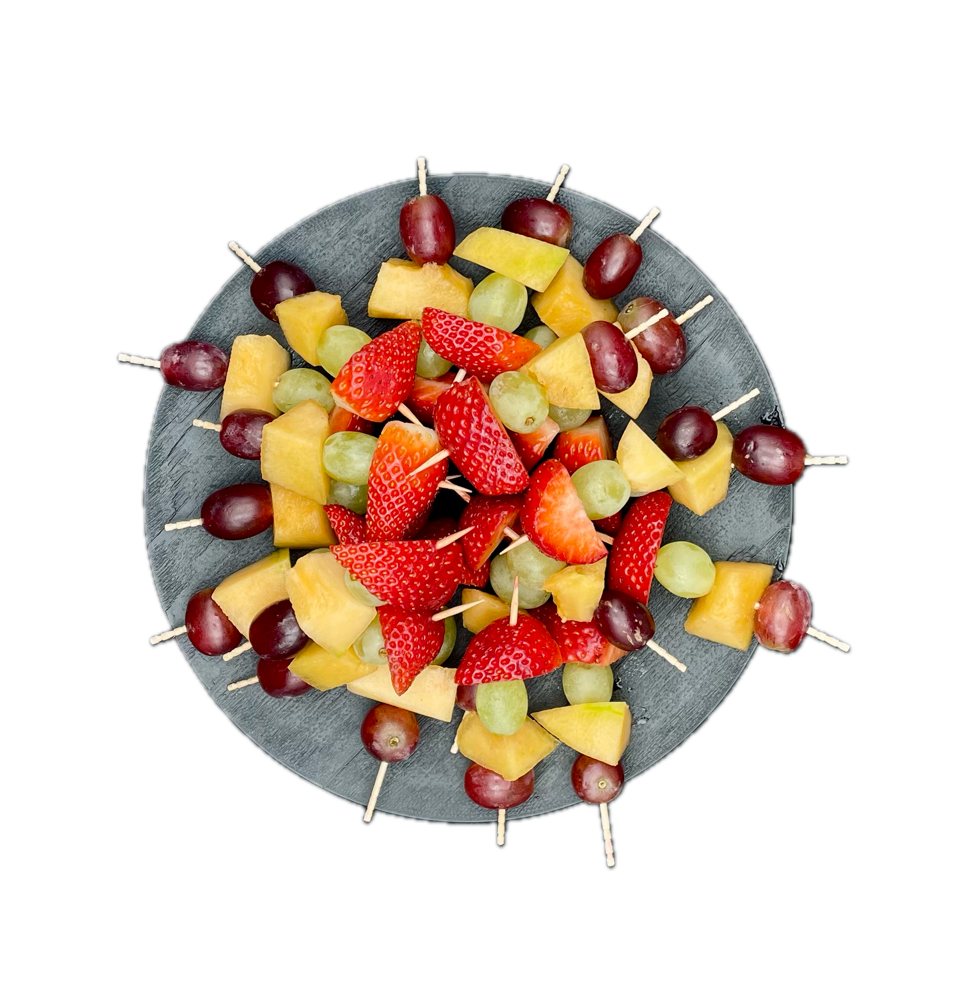 Früchtespiesse für das Catering von der Bäckerei Schillig in Bürglen und Erstfeld