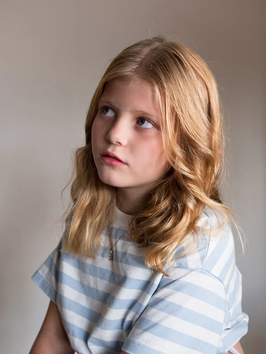 Studio portrait of a child