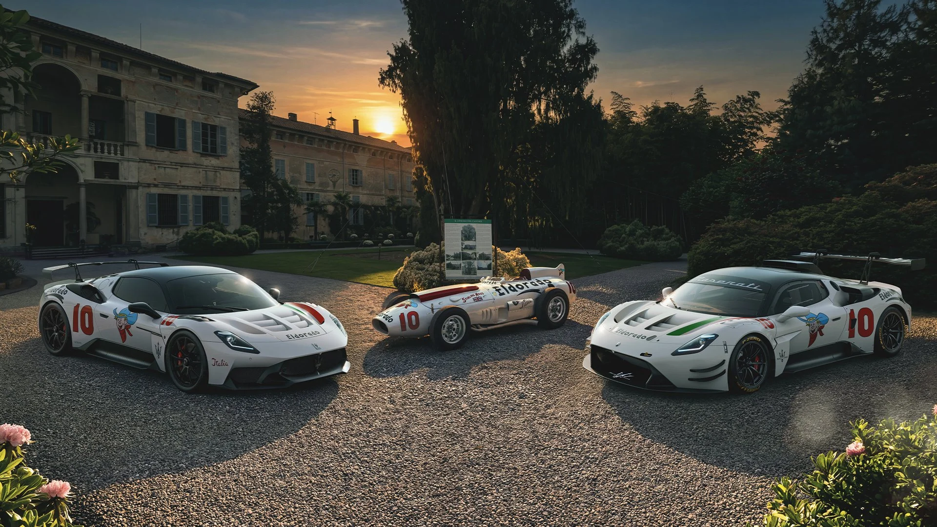 Maserati Celebrates 100 Years of the Trident with New Eldorado Commemorative Liveries