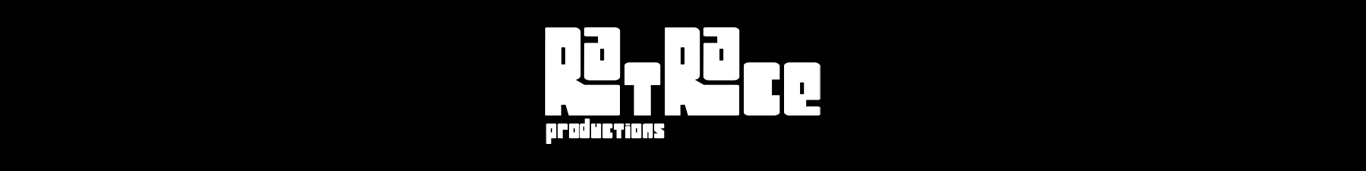 Logo for ReRRee Productions with stylized white text on a black background.