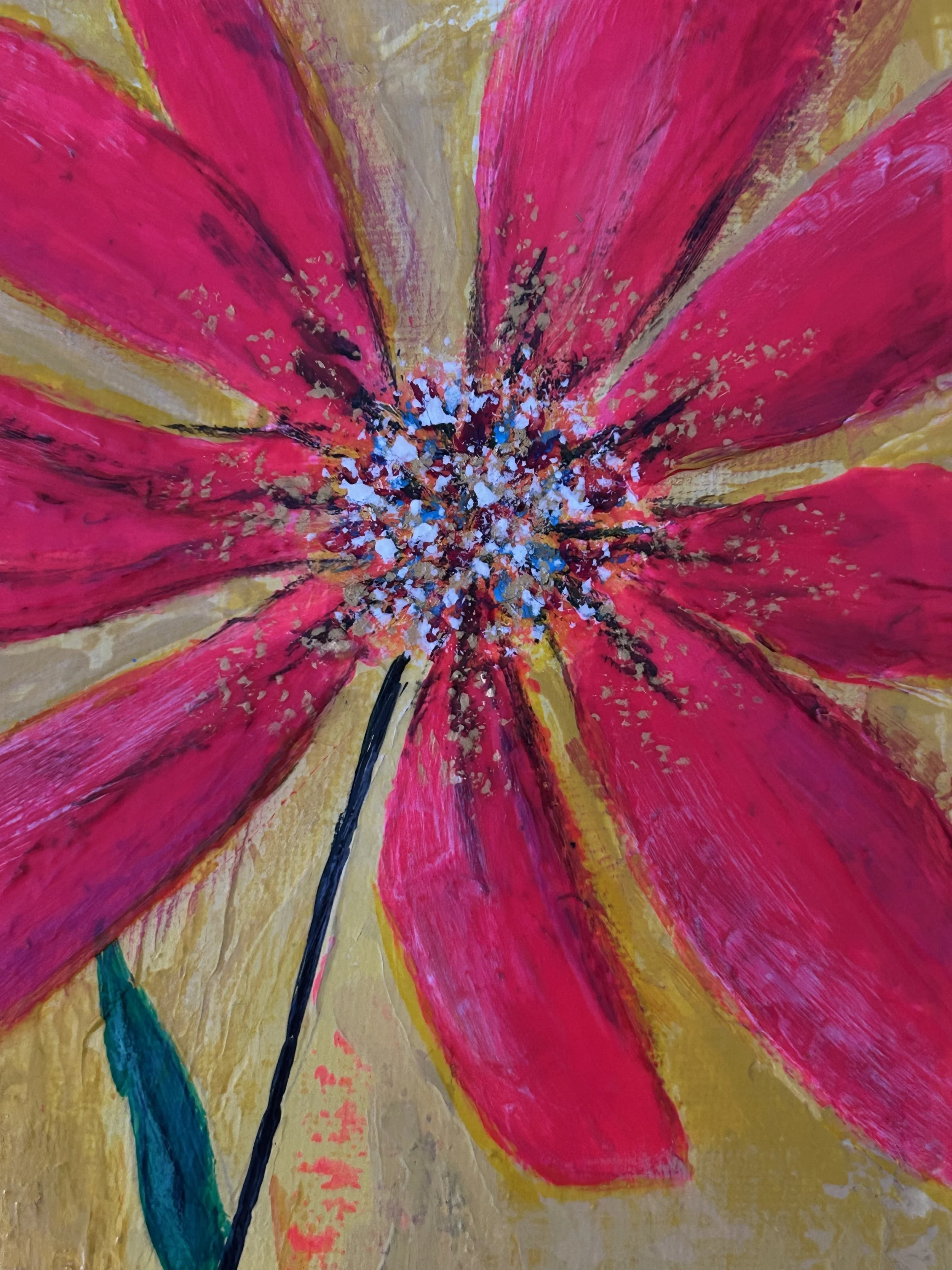 Close-up detail - Crimson Joy