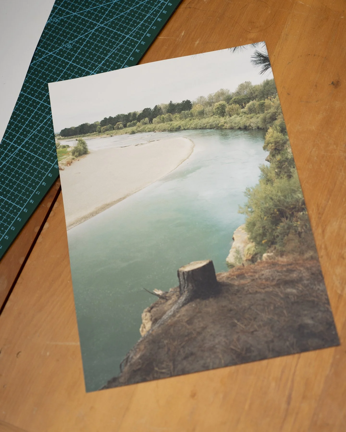 Photographic print of the Manawatu River