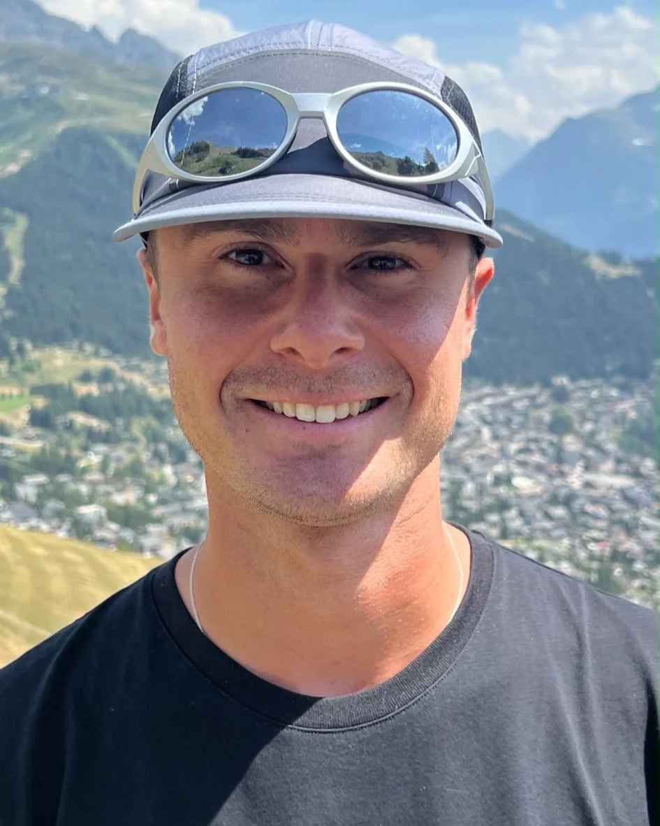 Alpine Shine co-founder providing window cleaning services in Verbier and Val de Bagnes