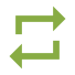 Icon of cycling arrows