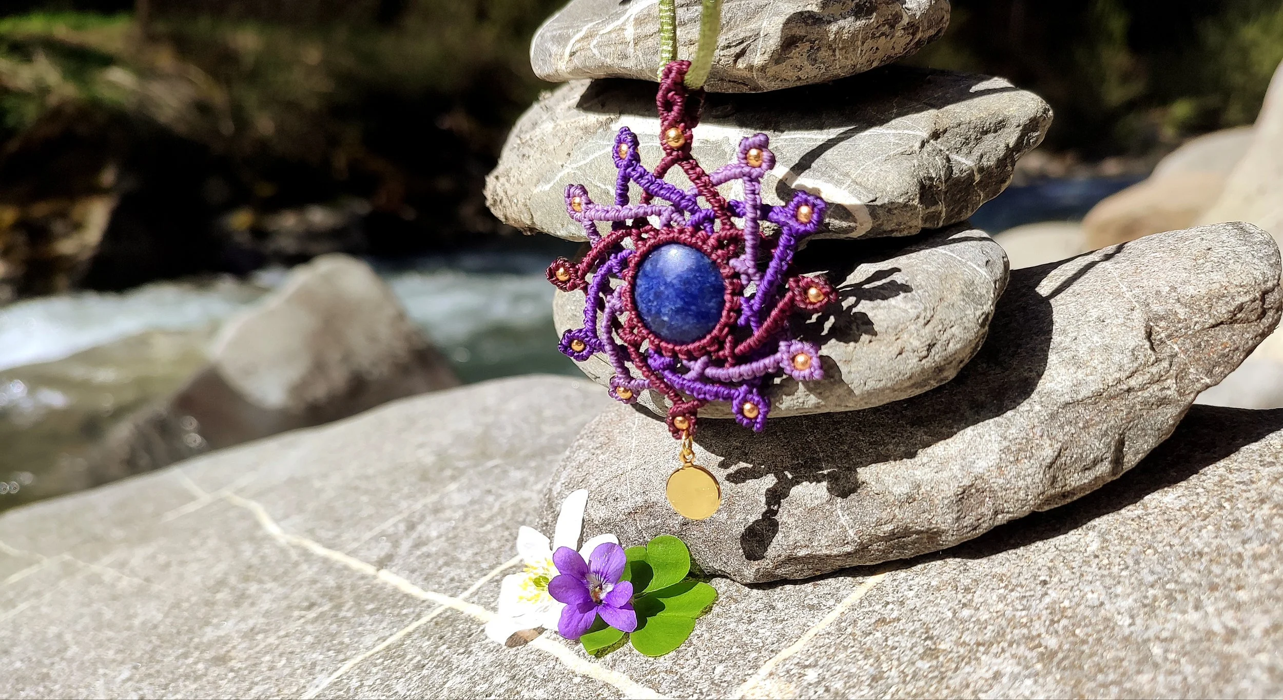Collier Soleil Violetta