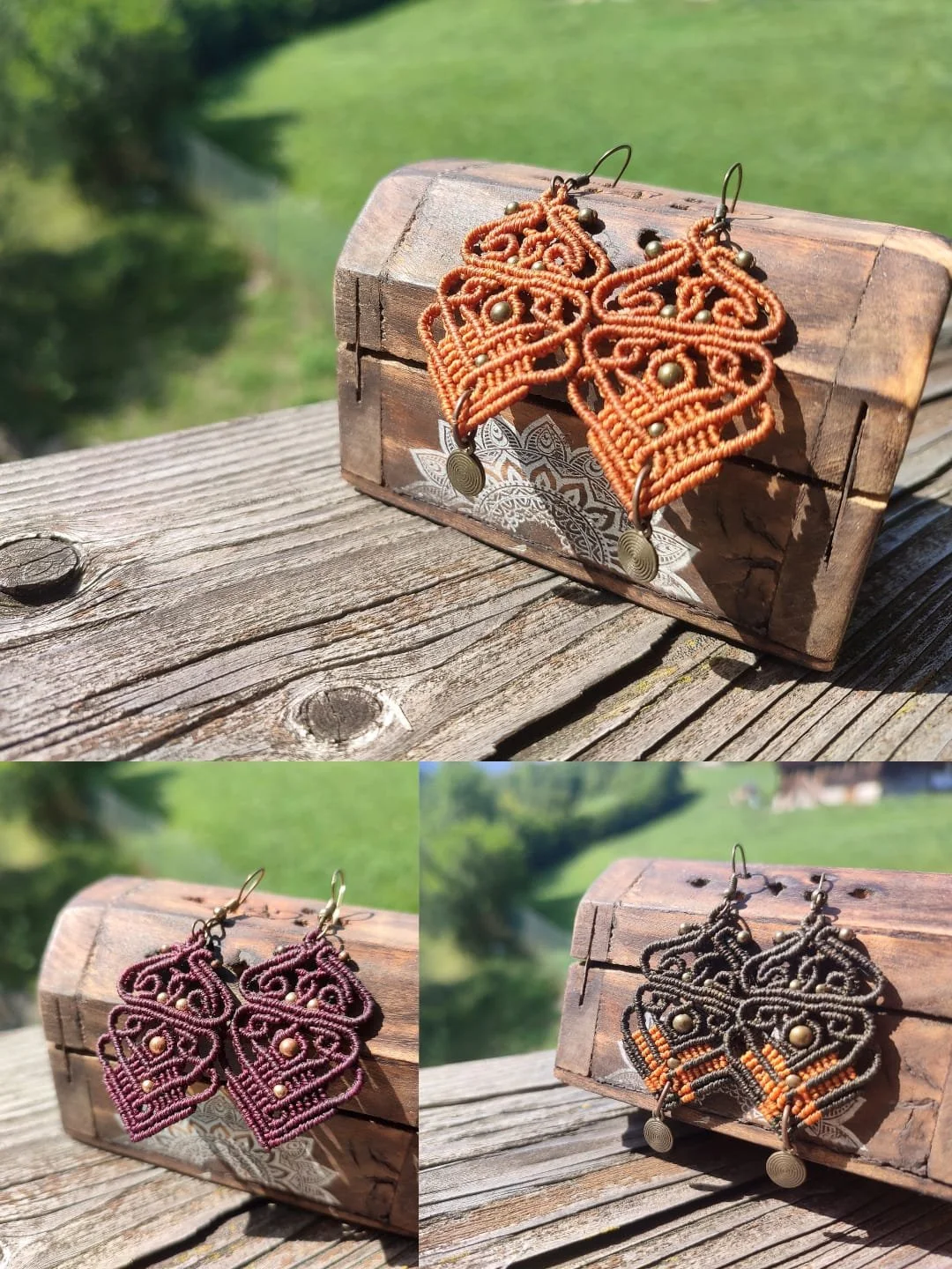 Boucle d'oreille Ethnique