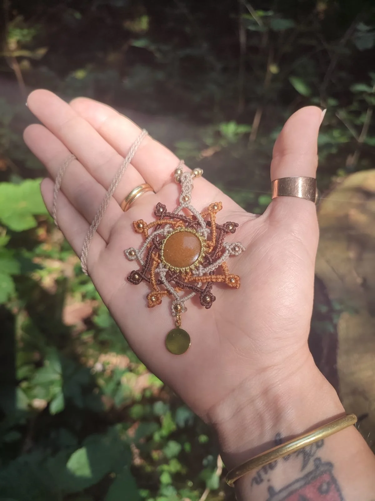 Collier Soleil scintille