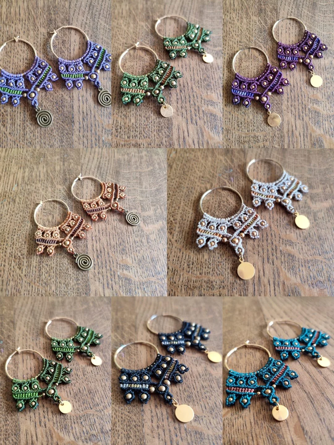 Boucle d'oreille Bohème
