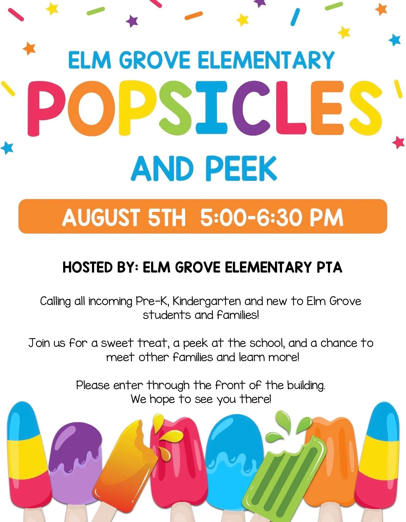 Popsicle & Peek Night