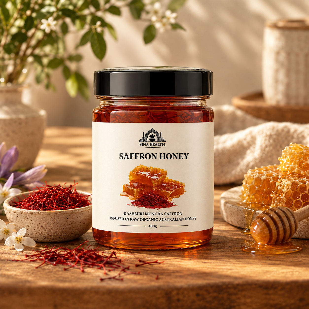Saffron Honey