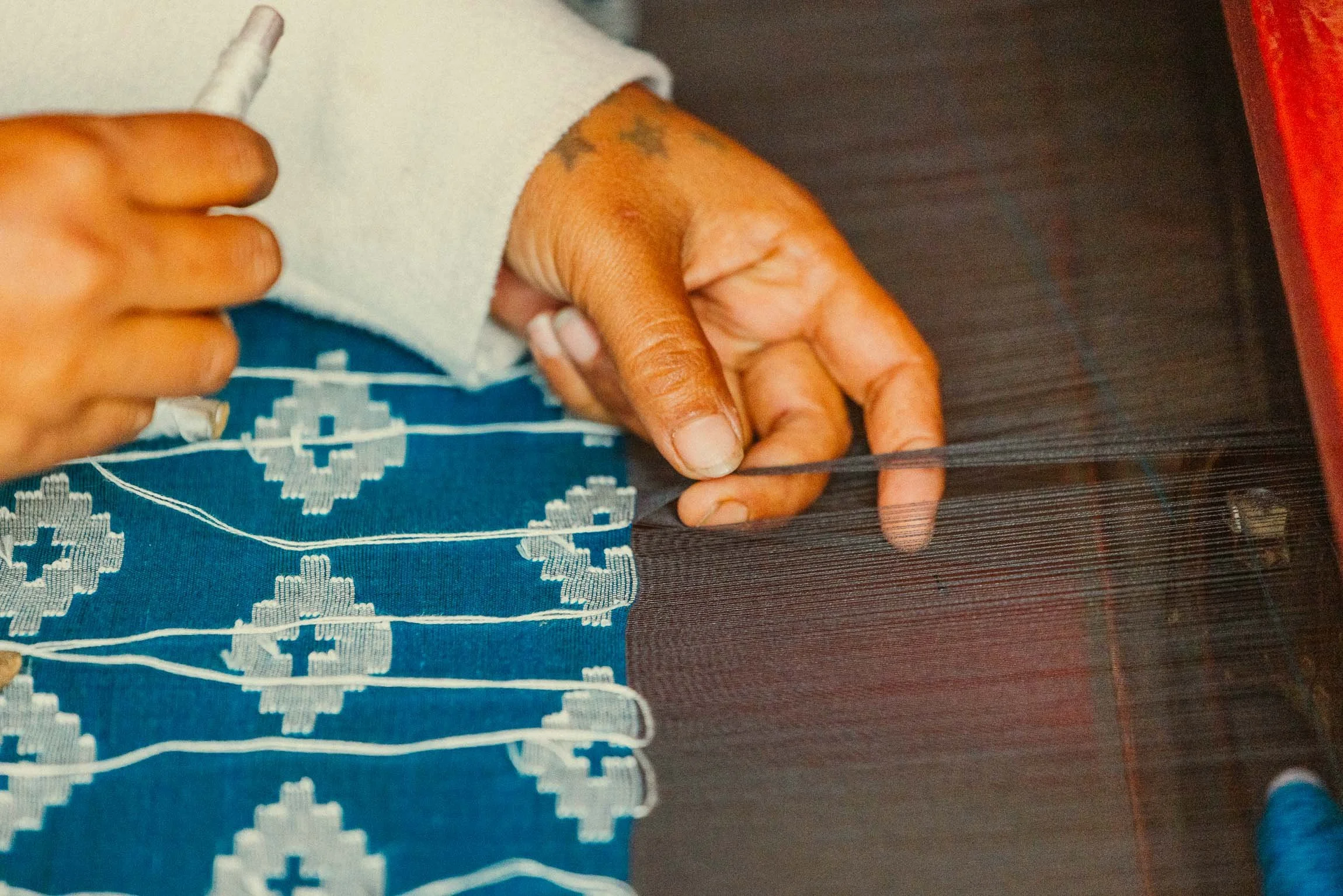 Dhaka handloom weaving workshop at Shanti Leprahilfe
