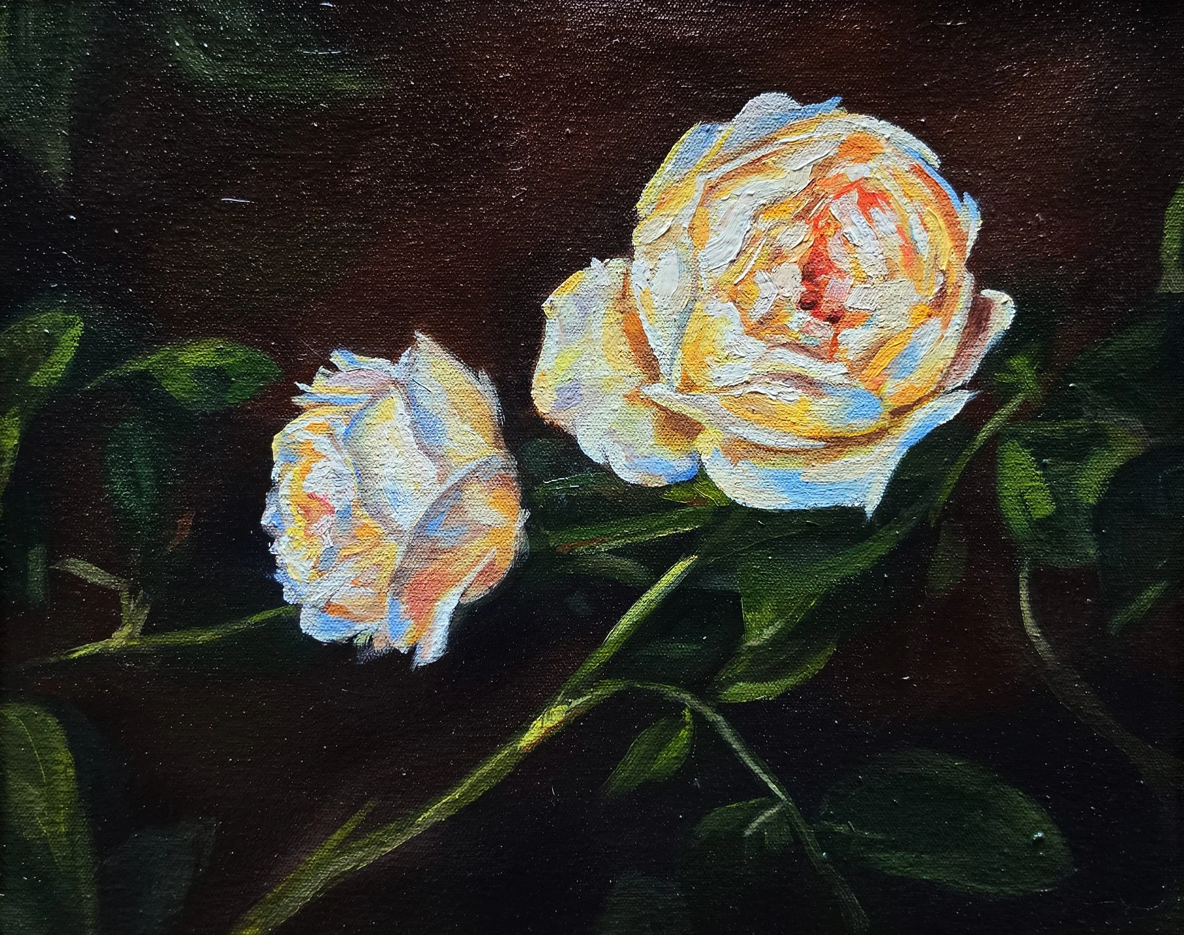 'CLIMBING ROSES', 2026
Oil on canvas
10x12 inches