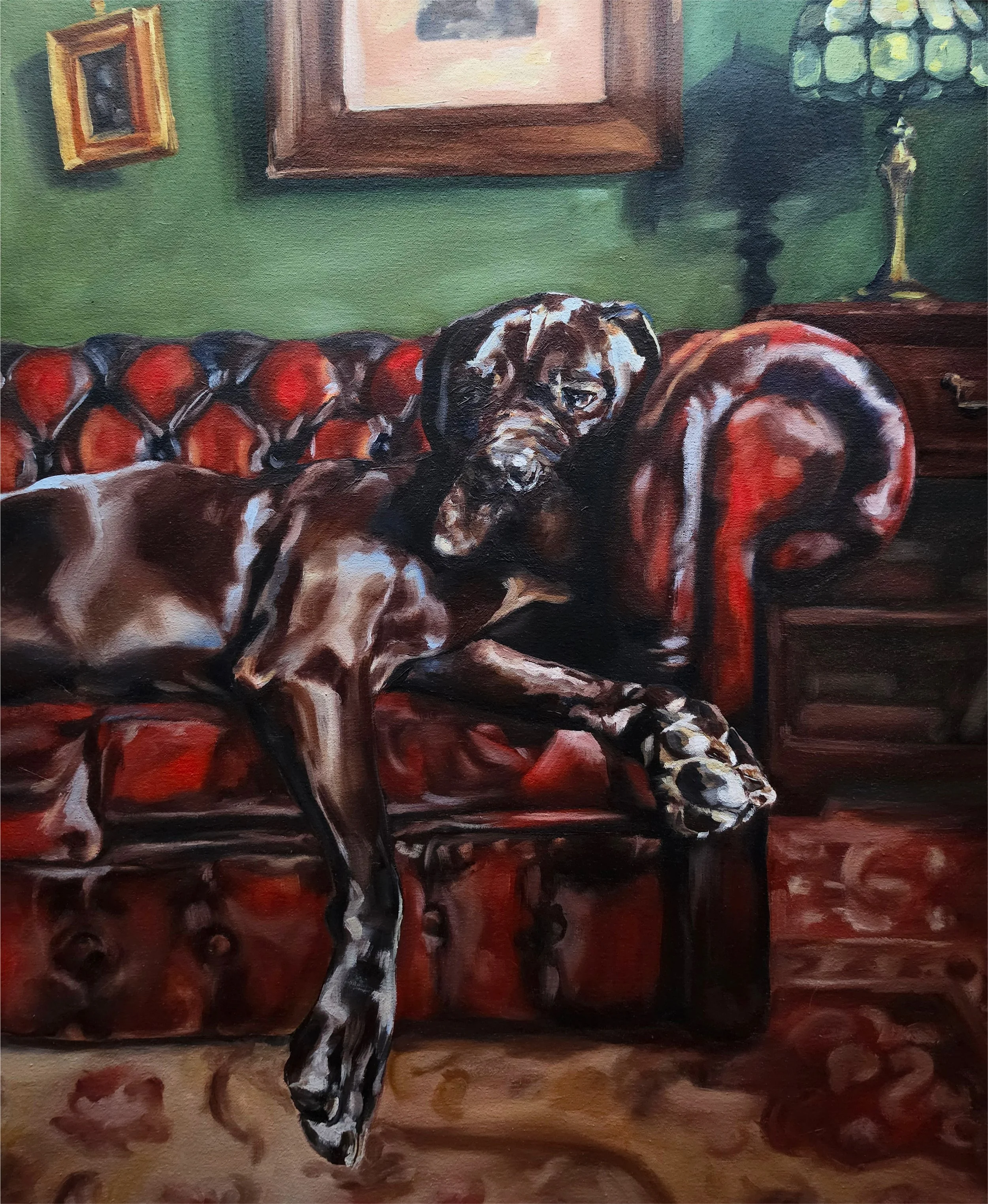 'MASTER OF THE HOUSE', 2026
Oil on canvas
21x28 inches