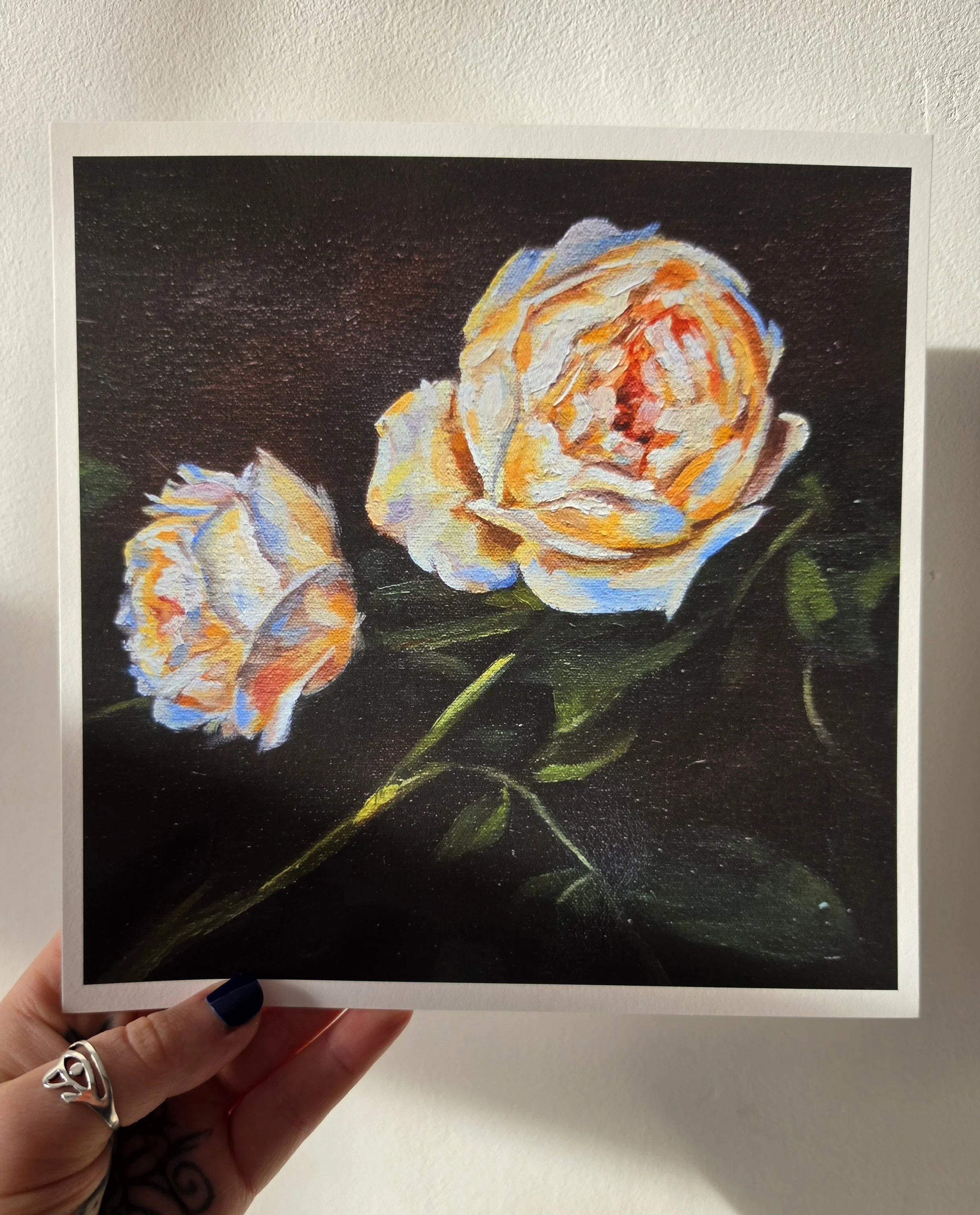'Climbing Roses' Giclee Print