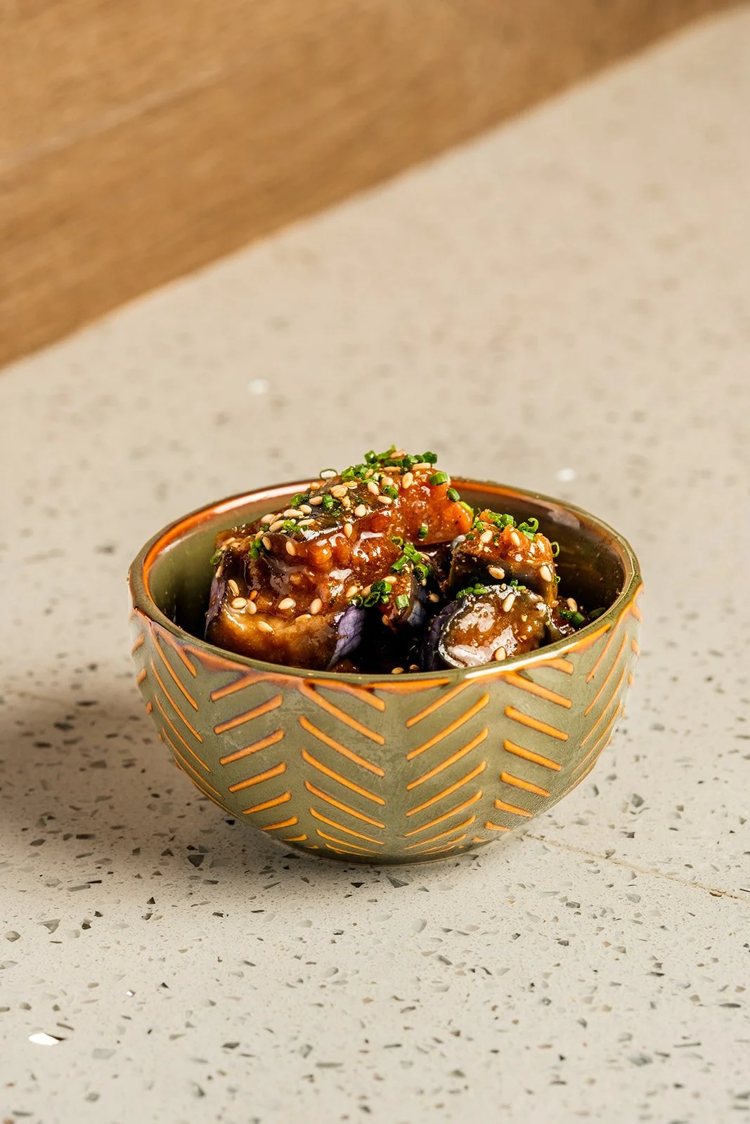 Nasu Miso |
cold miso eggplant
$5.50