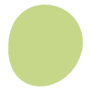 Light green circular shape on a white background.