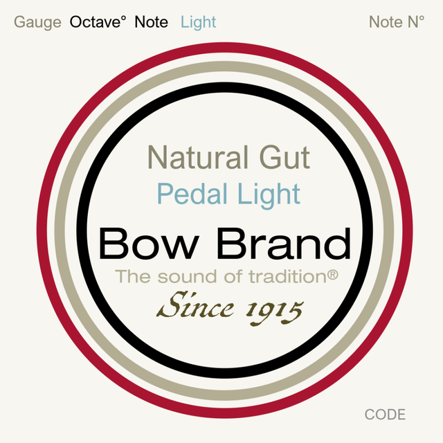 BowBrand Light 5th Octave Gut Strings
