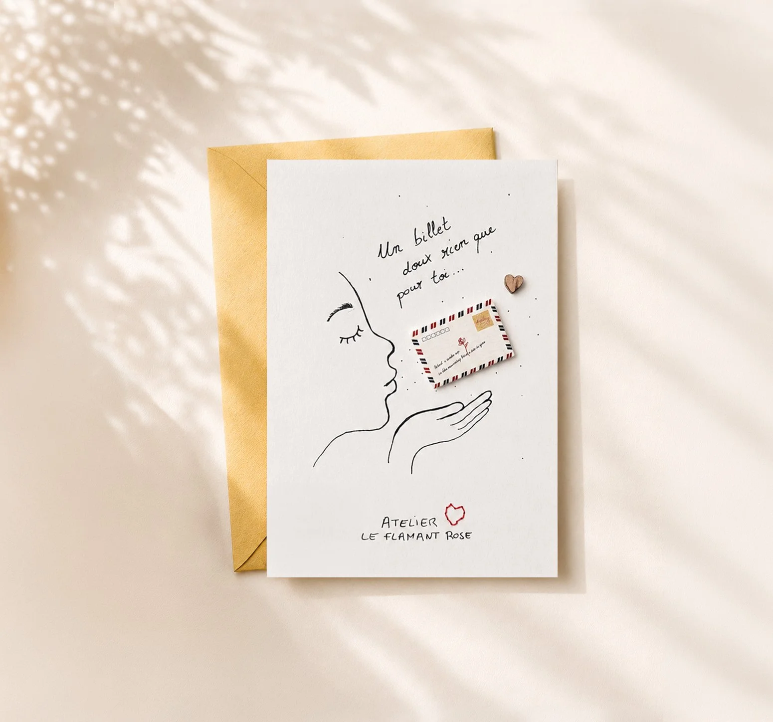 Carte « Un billet doux »