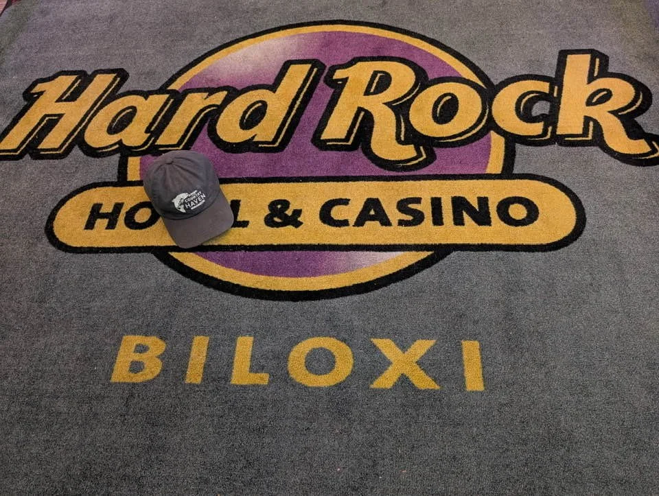 Hat stops at Hard Crock Cafe in Biloxi, AL