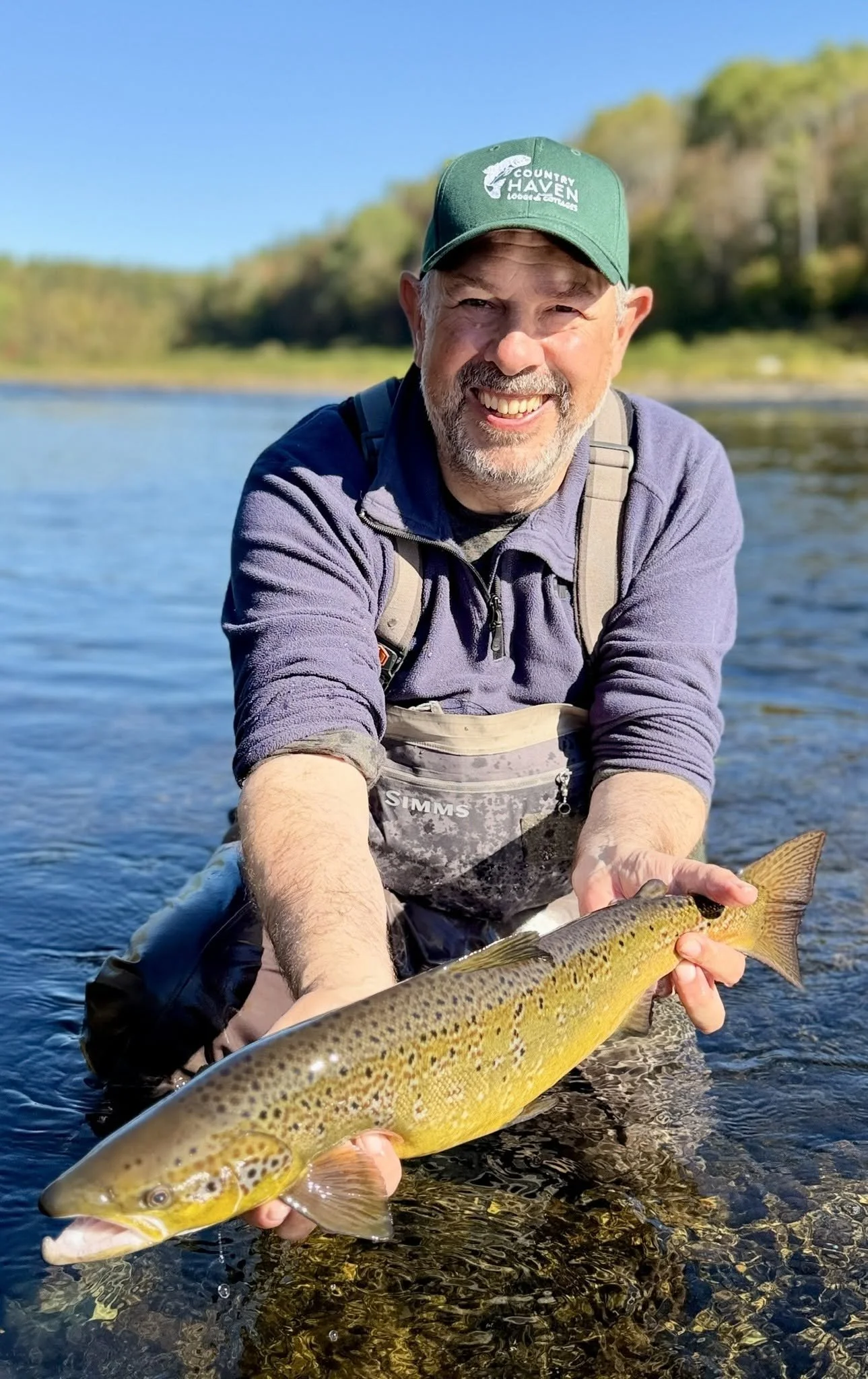 Hat and Tony Louizou from Wales have good fishing