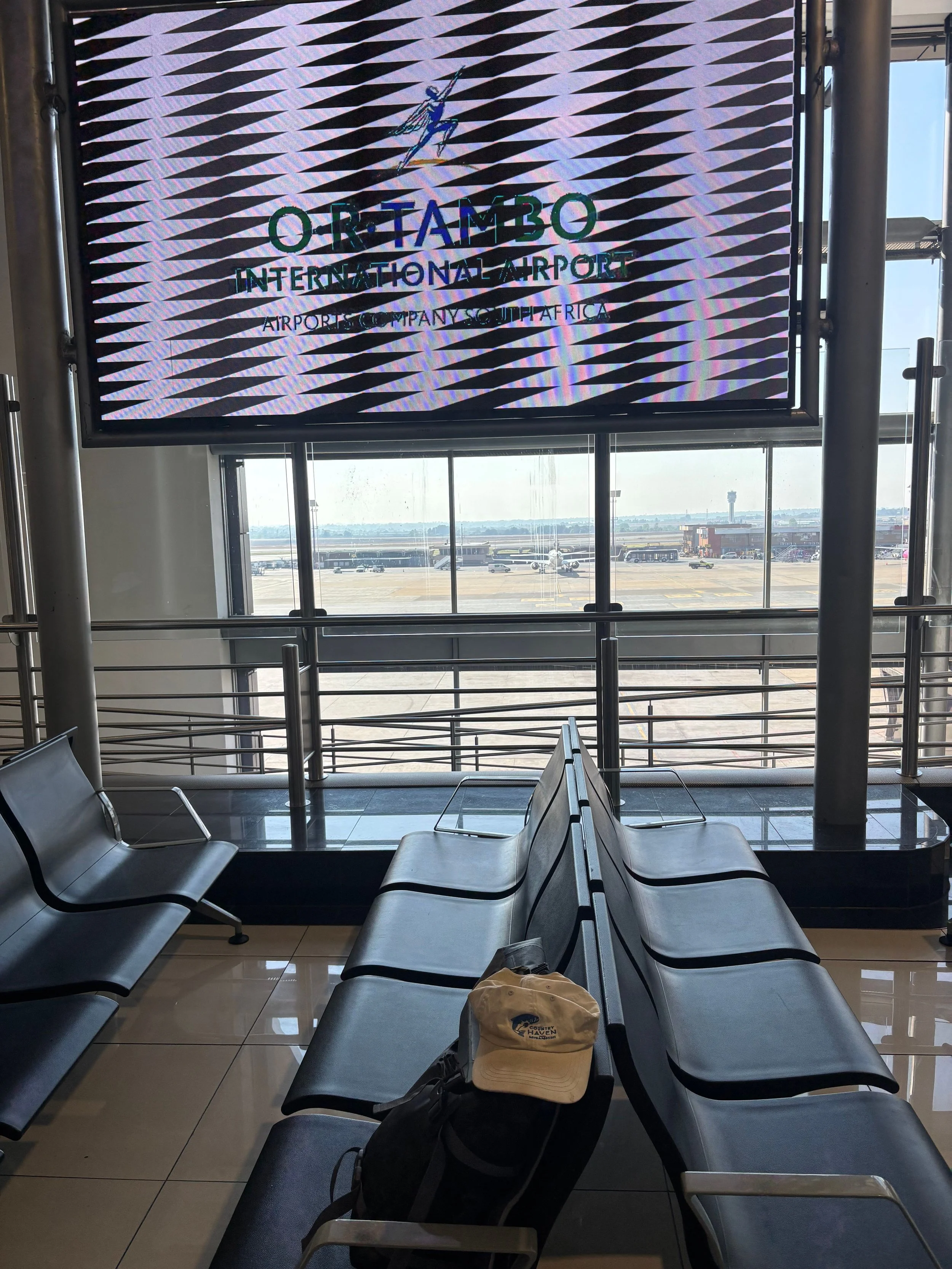 The Hat is at OR Tambo International Airport in Johannesburg in South Africa