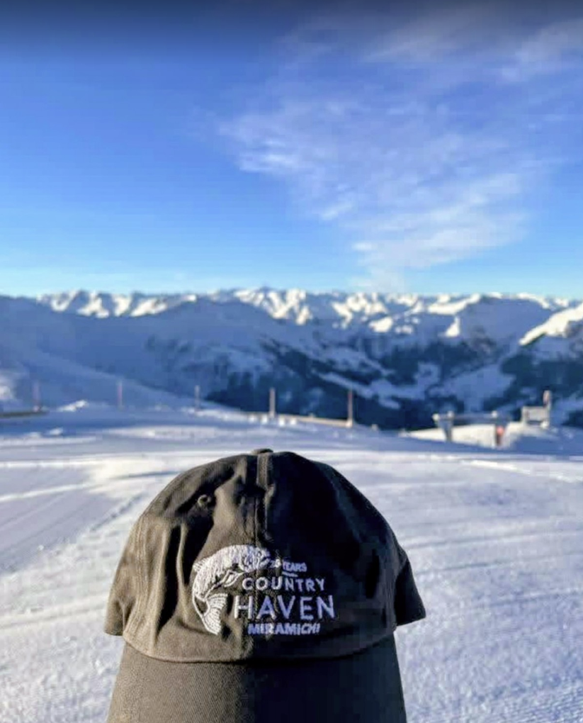 Hat skiing in Austria