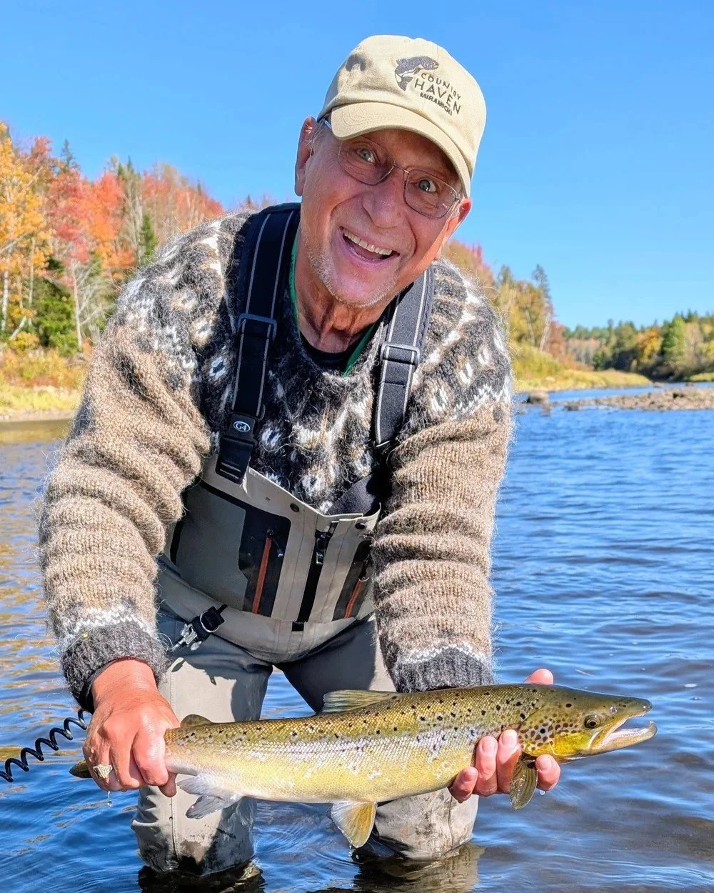 Jim from Conneticut is Happy about a nice catch