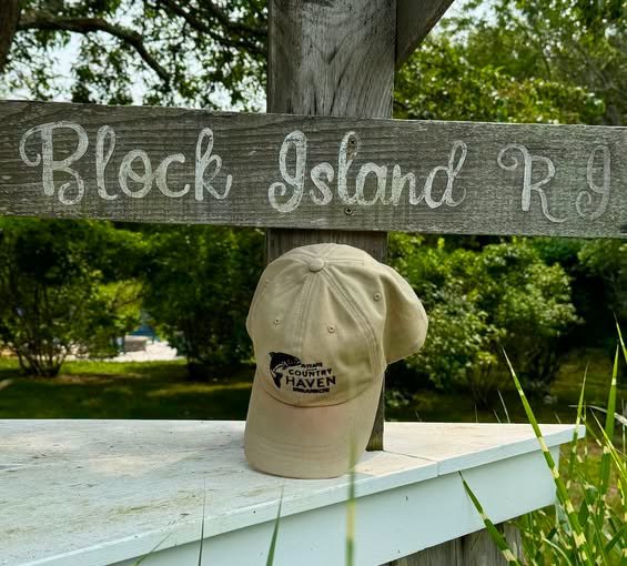 John Kelsey, NH, and Hat enjoying Block Island, RI