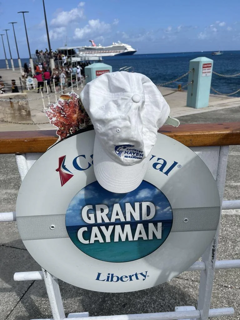 Grand Cayman with Country Haven Hat