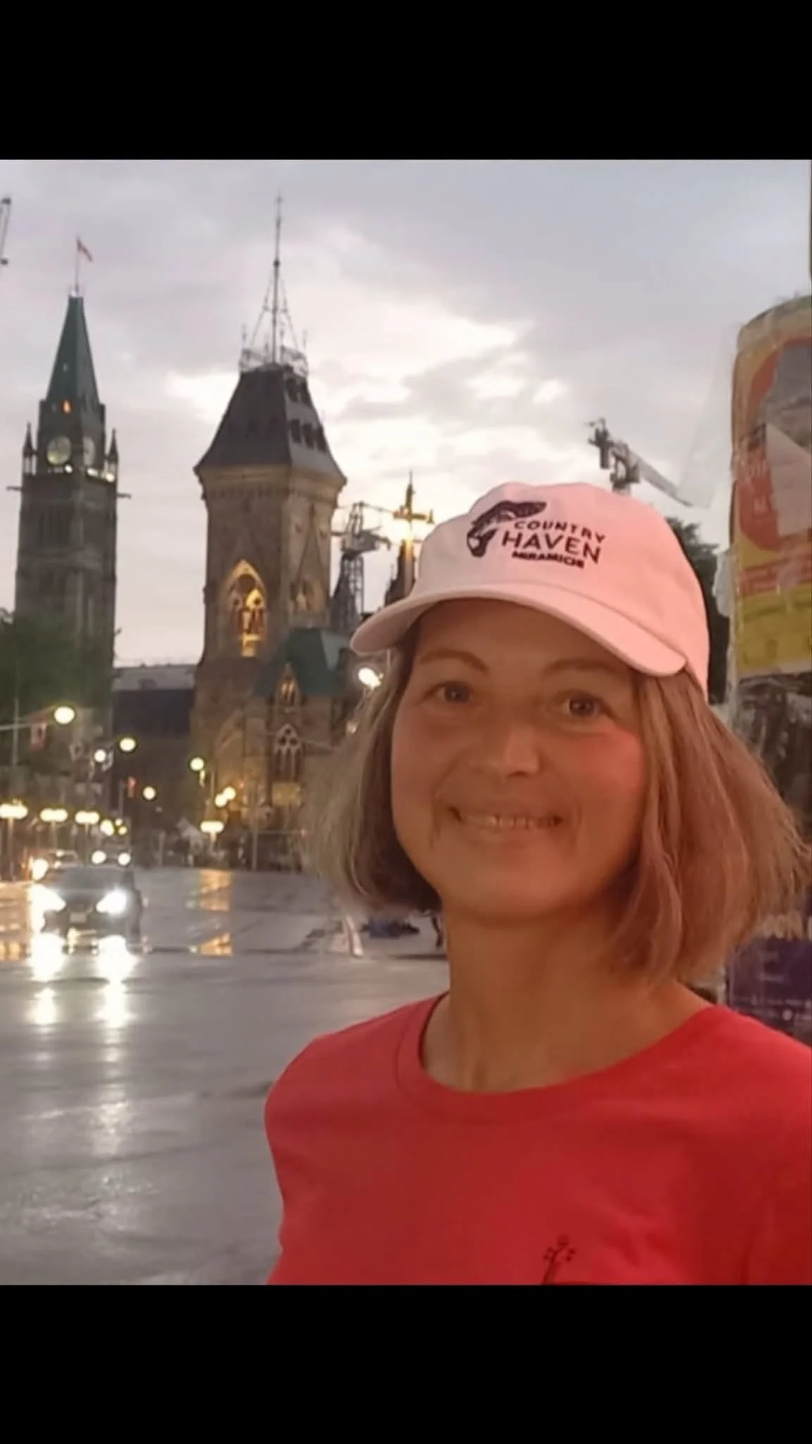 Lori Warren with Hat in Ottawa on Canada Day