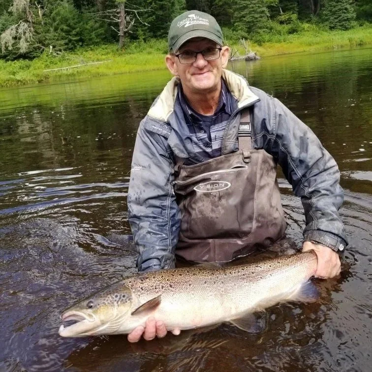 The lucky Hat and Peter from PEI with another nice fish