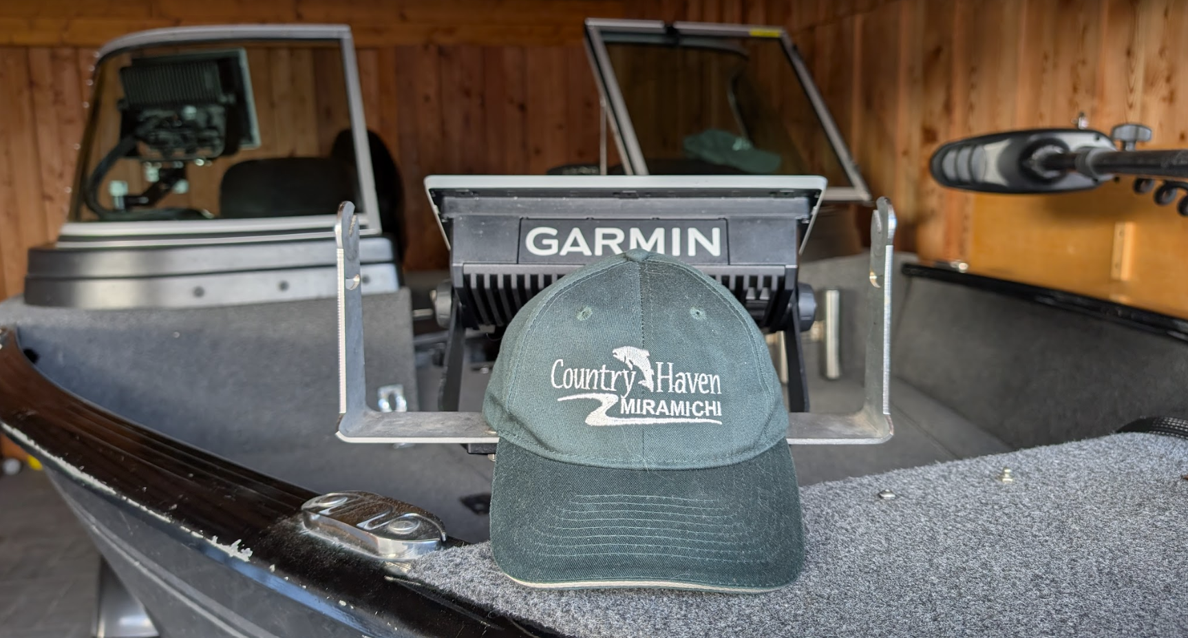 Hat gets ready for fishing in Ostfriesland in Germany