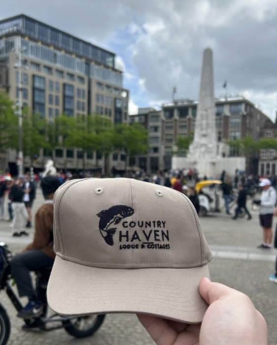Hat in downtown Amsterdam, Netherlands