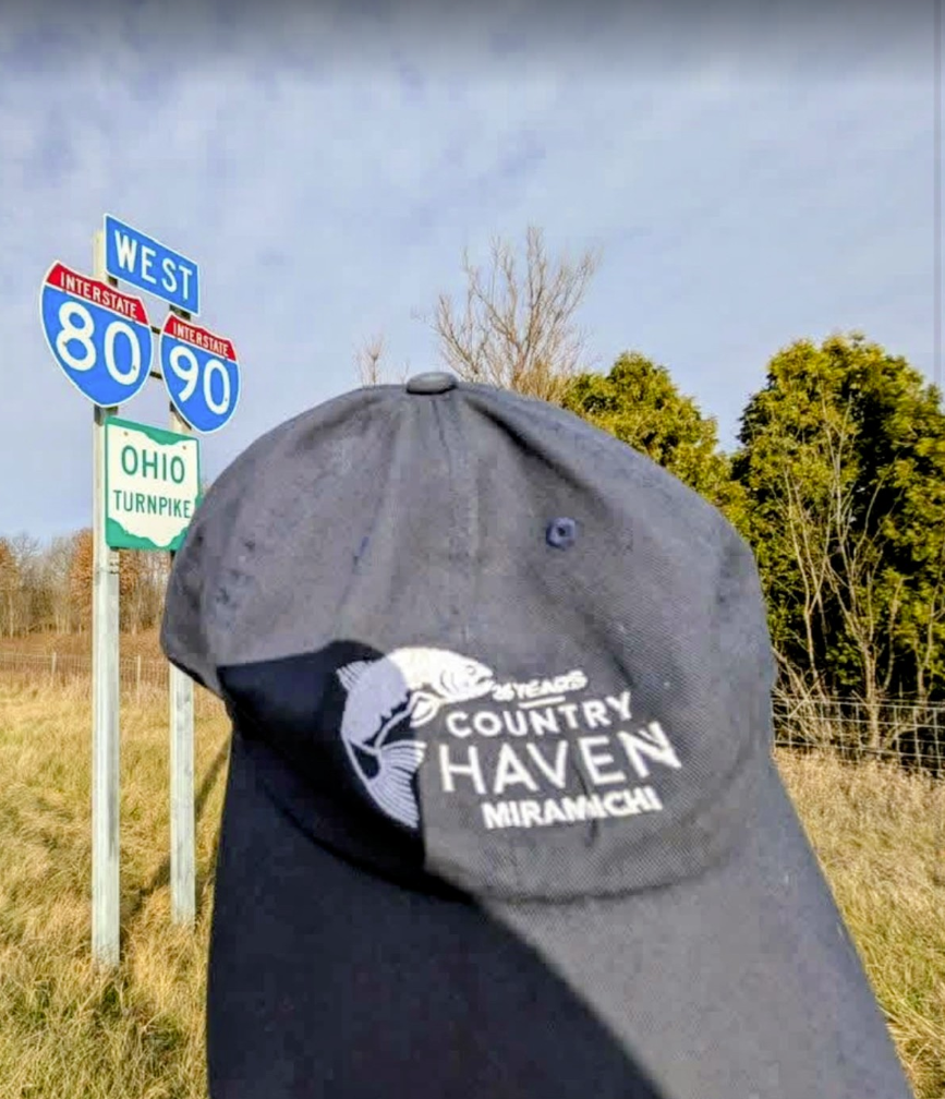 Hat enters Ohio on I 90